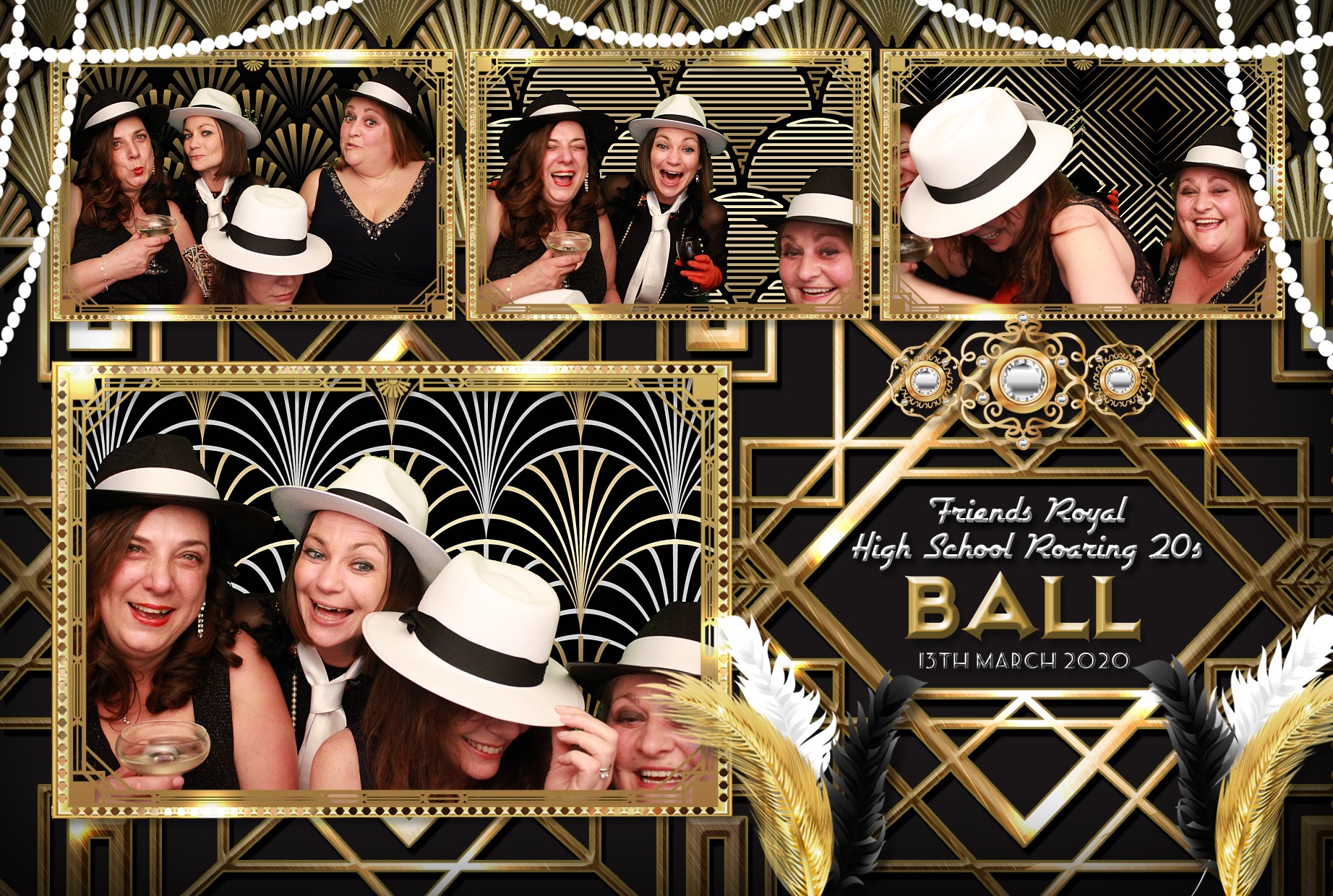 Friends Royal High School Roaring 20s Ball | View more photos from the event at gallery.myphotoboothexperience.co.uk/u/MyPhotoBoothExperienceLtd/Friends-Royal-High-School-Roaring-20s-Ball